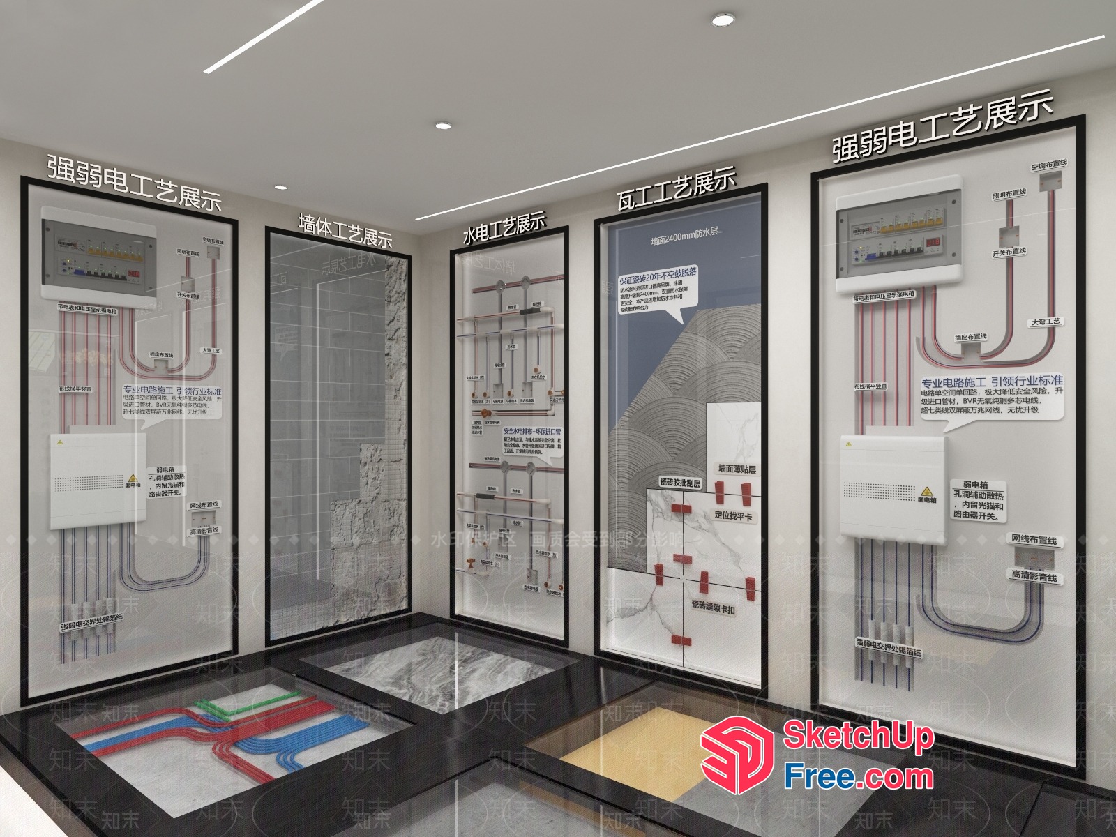 Electrical Wiring And Circuit Diagrams 3D SketchUp File