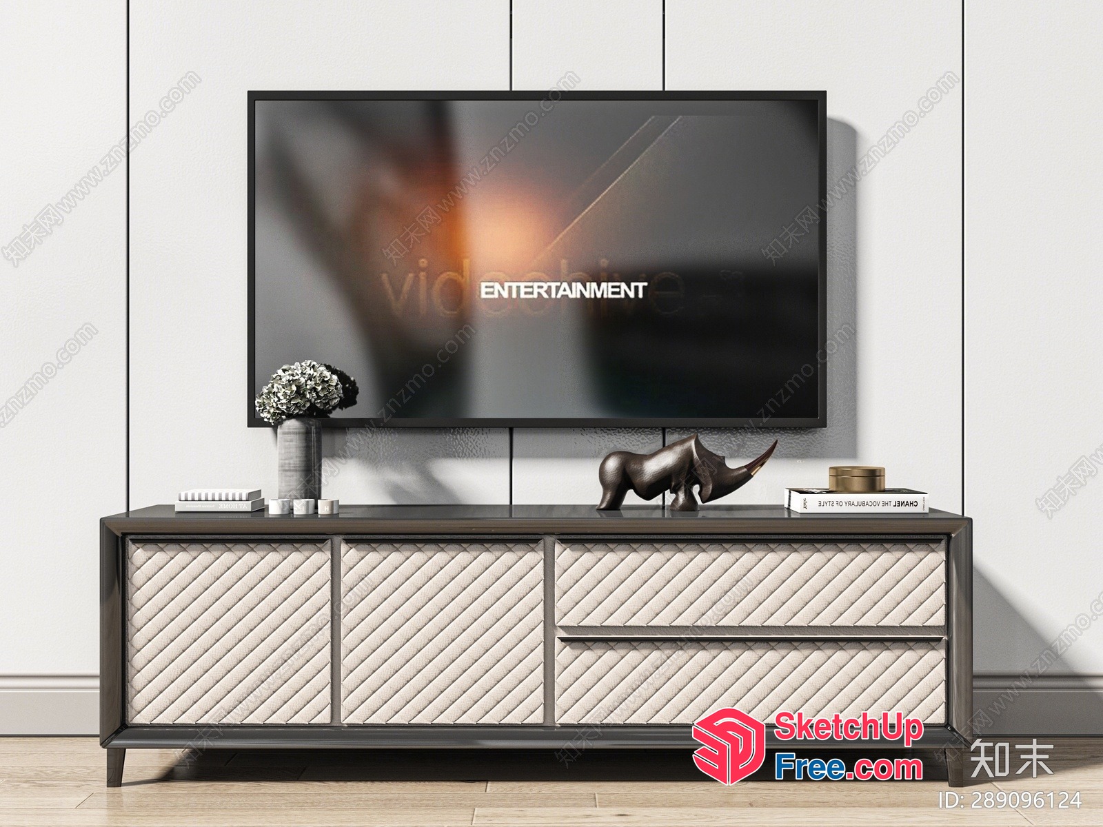 Entertainment Room Furniture 3D SketchUp File