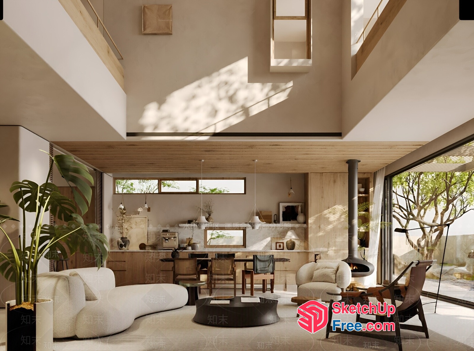 Minimalist Modern Interior Design 3D SketchUp File