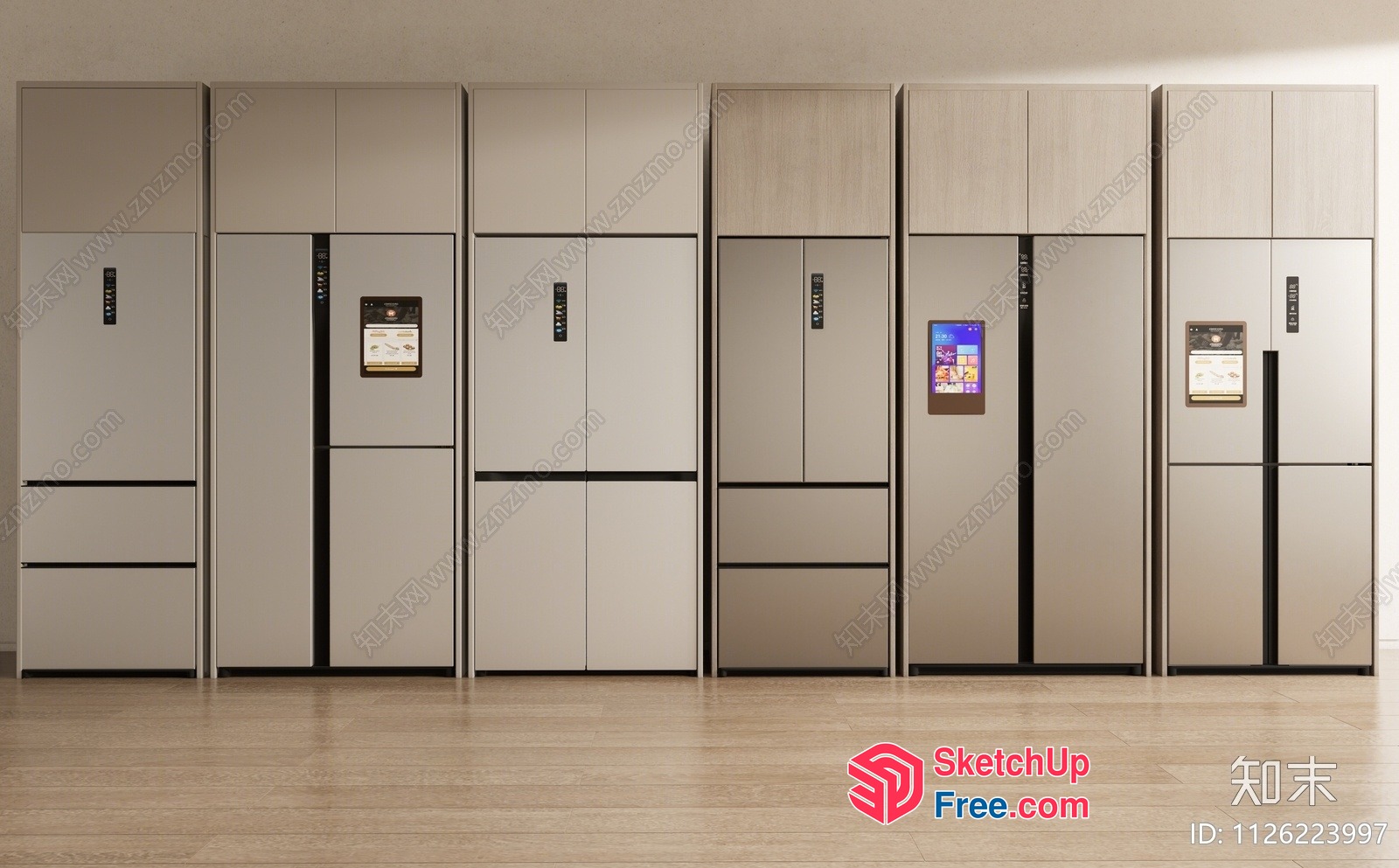 Modern Kitchen Appliances On Display 3D SketchUp File