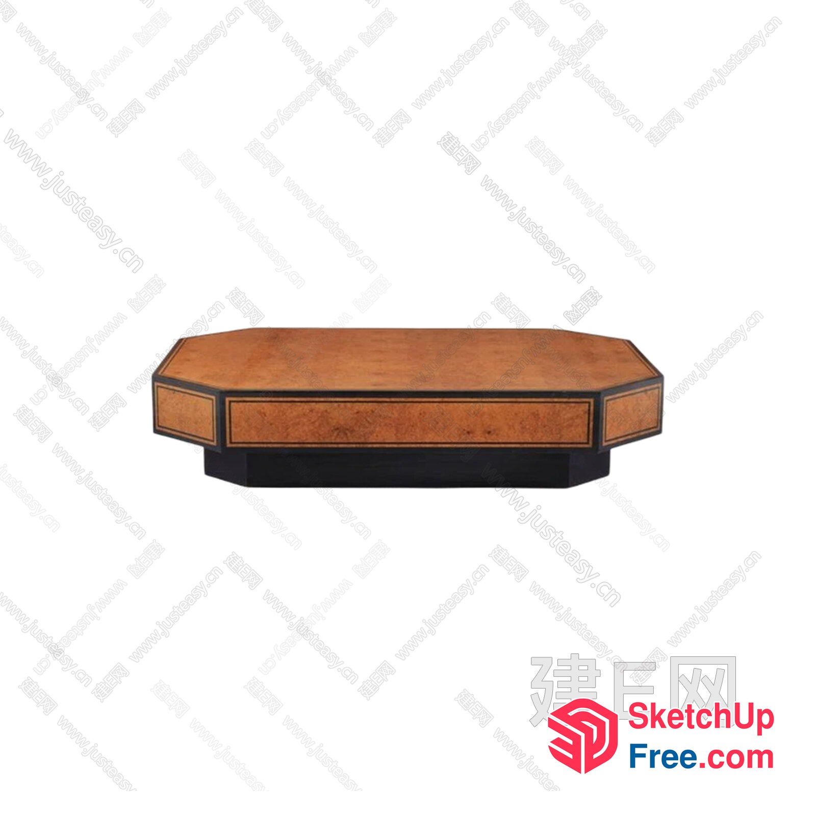 Elegant Modern Coffee Table 3D SketchUp File