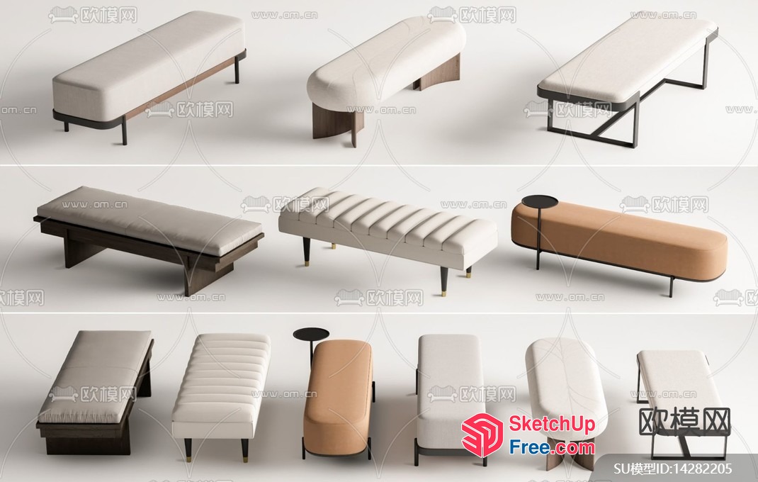 Modern And Elegant Seating Options 3D SketchUp File