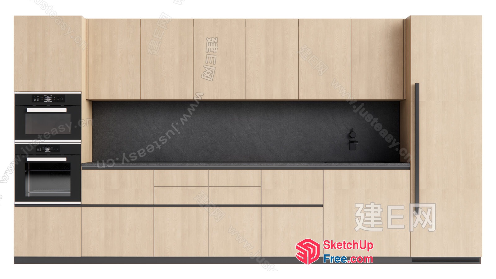 Modern Minimalist Kitchen Design 3D SketchUp File
