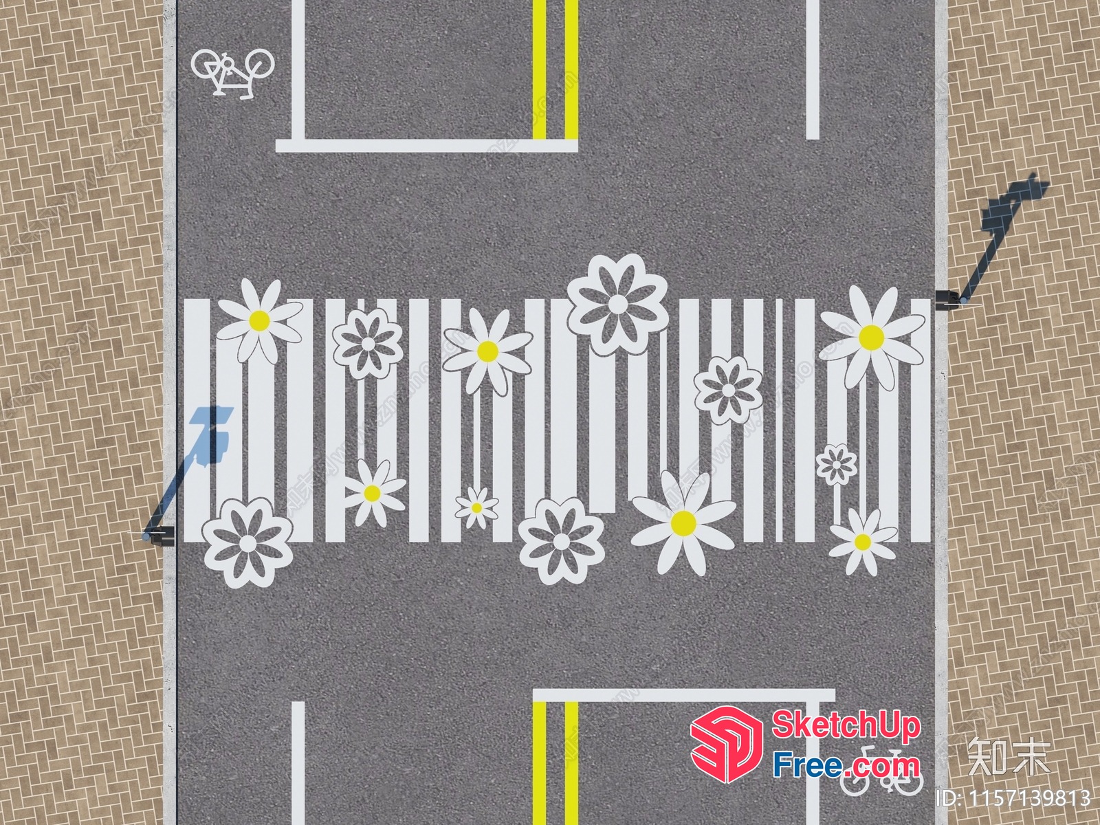 Street Decorative Artwork 3D SketchUp File