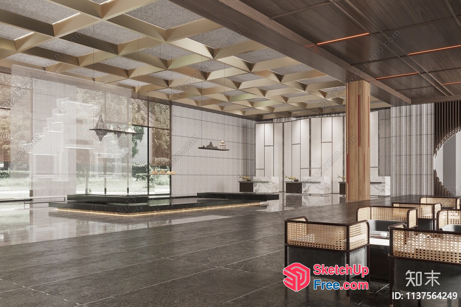 Modern Contemporary Interior Design 3D SketchUp File
