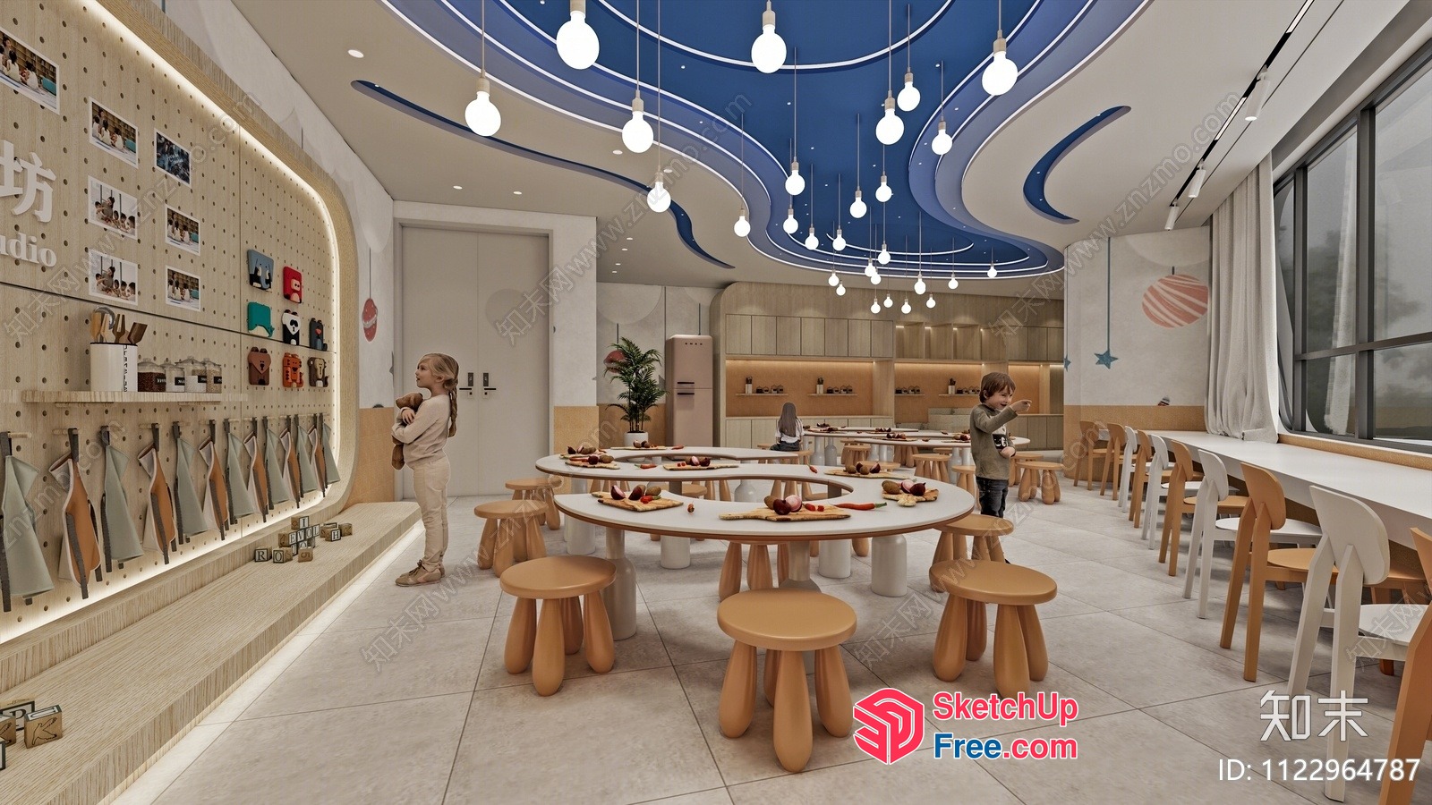 Modern Interior Design For A Contemporary Space 3D SketchUp File