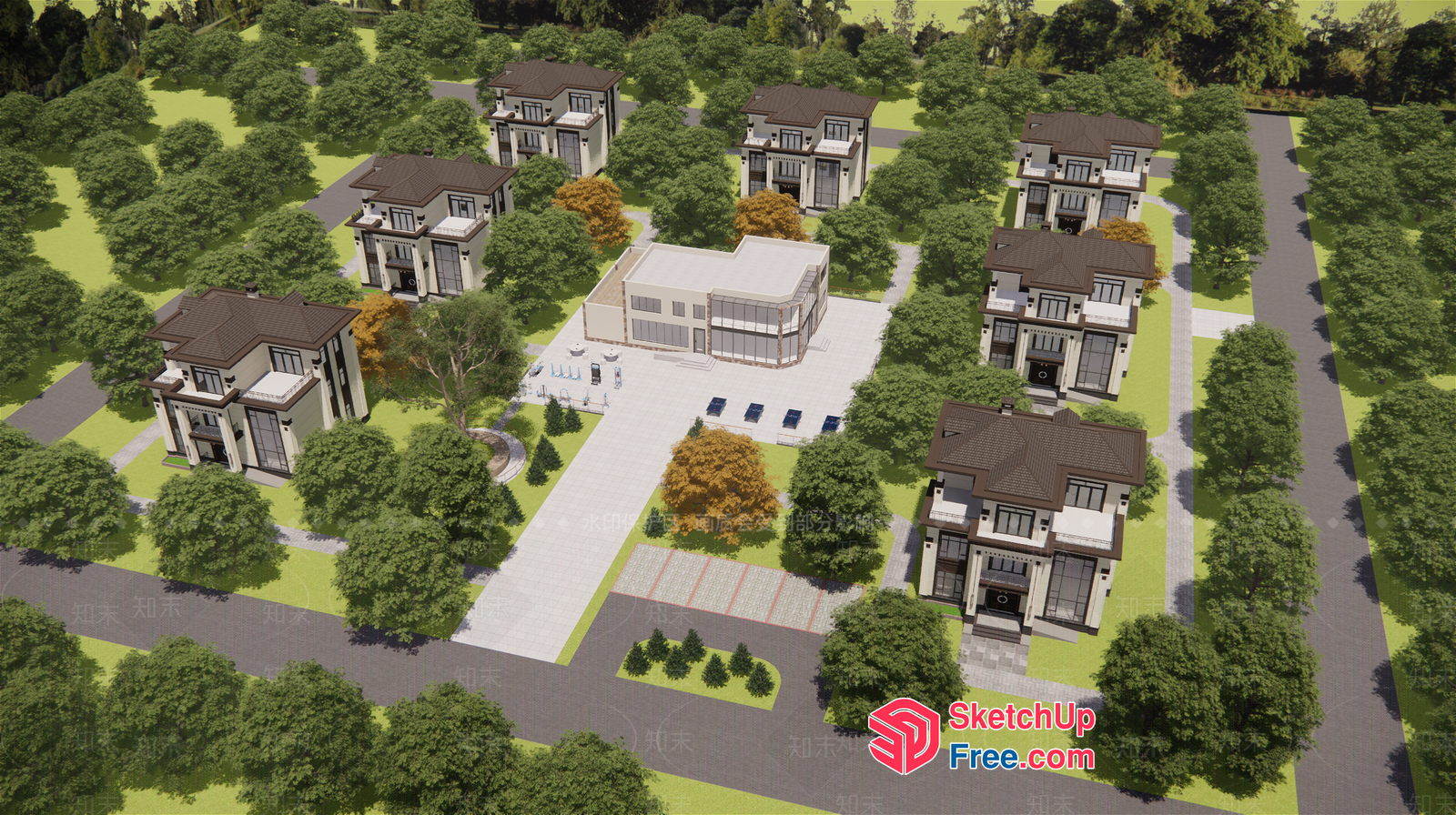 Luxurious Modern Villa Collection 3D SketchUp File