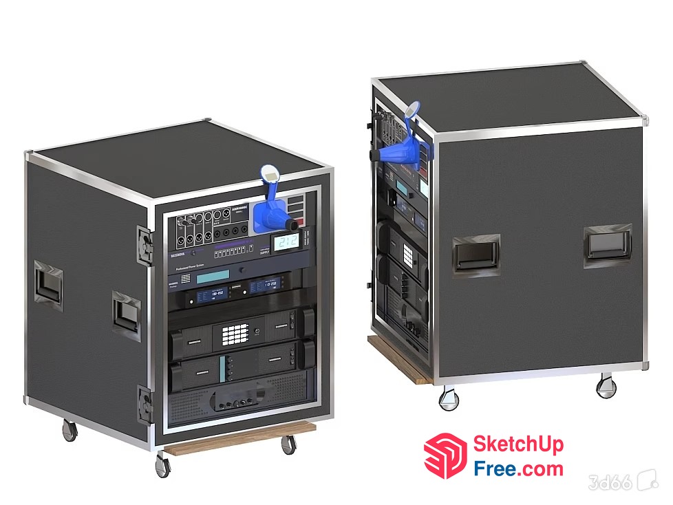 Electronic Equipment Storage Box 3D SketchUp File