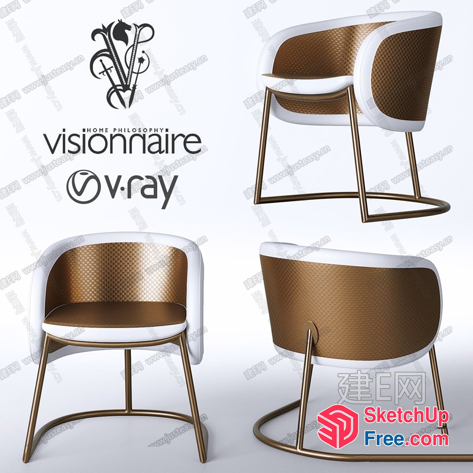 Modern Luxury Chair Design 3D SketchUp File