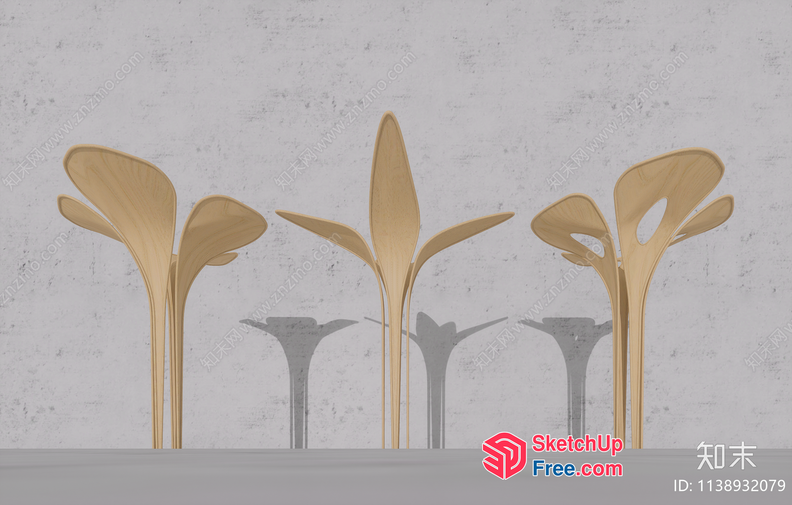 Modern Floral Decorations 3D SketchUp File
