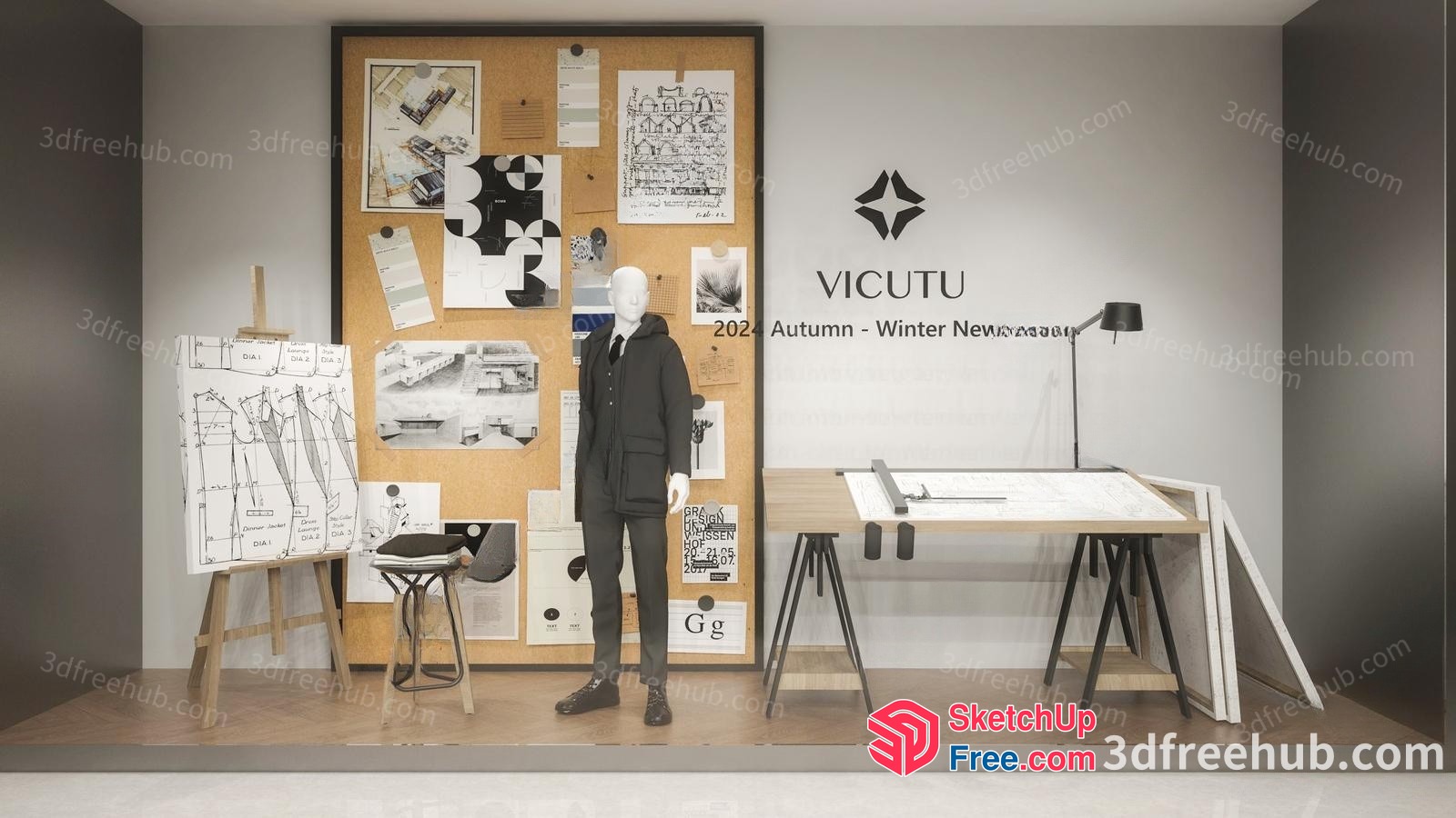 Architectural Design Studio 3D SketchUp File