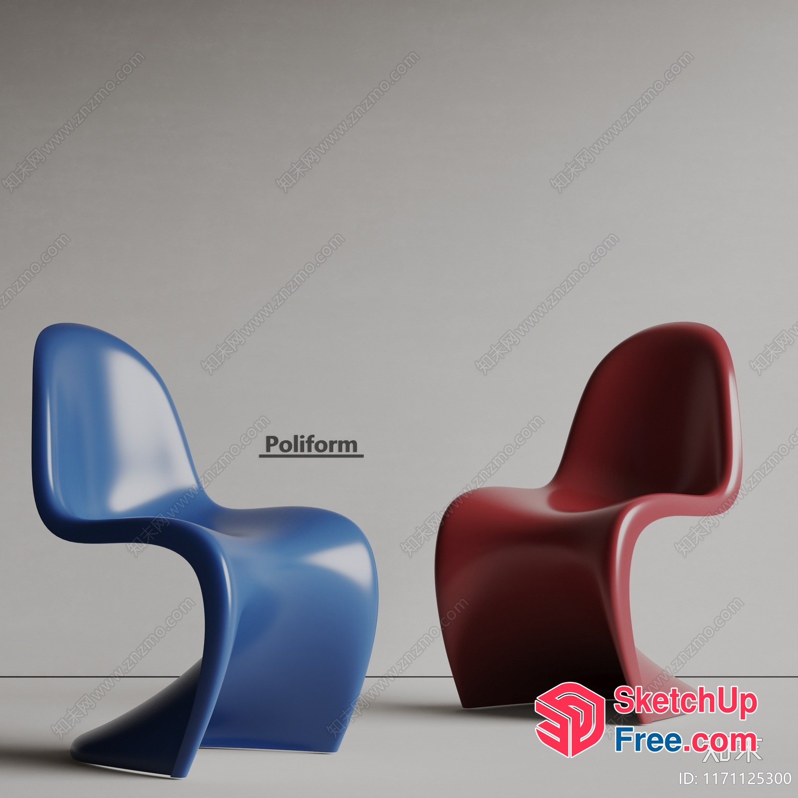 Poliform Chairs 3D SketchUp File