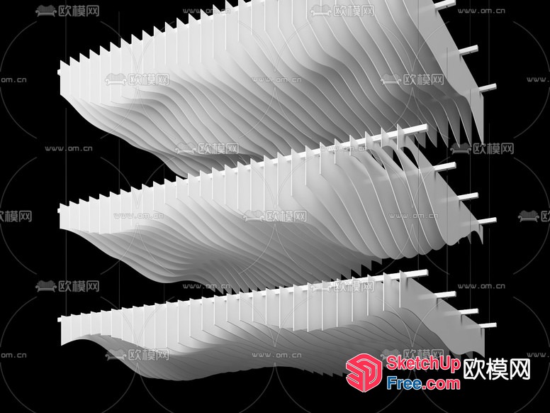 Intricate Staircase Design 3D SketchUp File