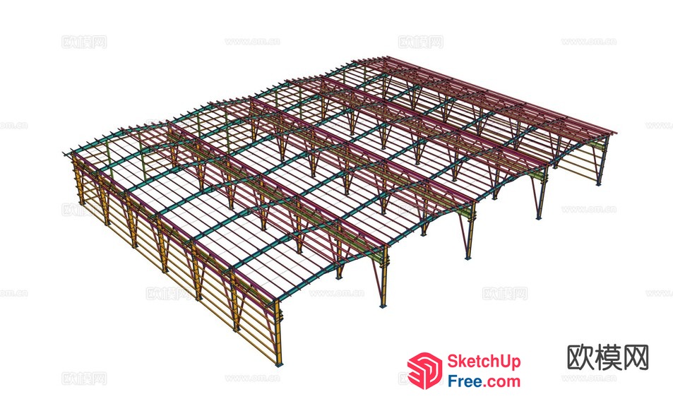 Industrial Park 3D Model 3D SketchUp File