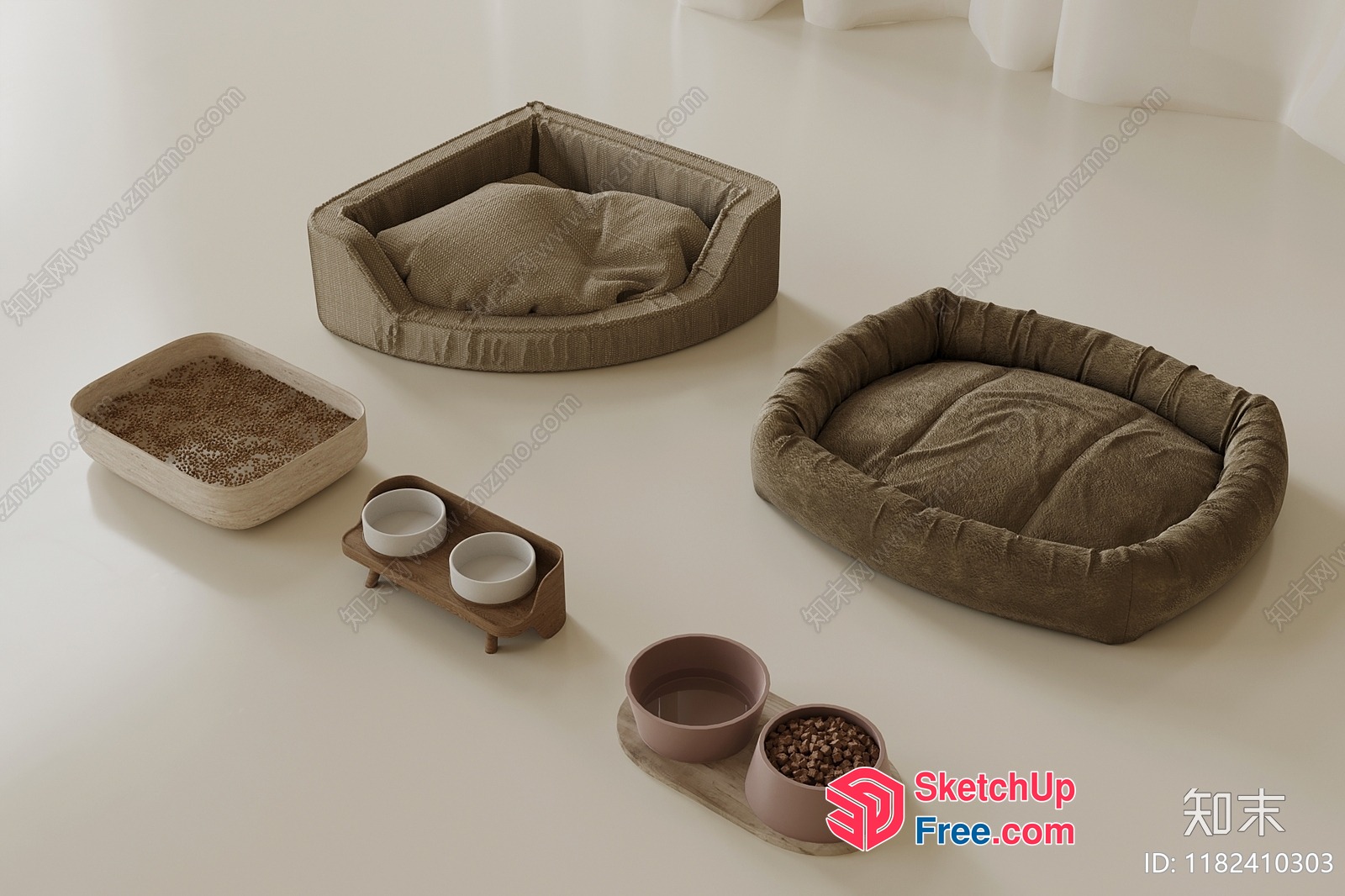 Modern Minimalist Pet Furniture 3D SketchUp File