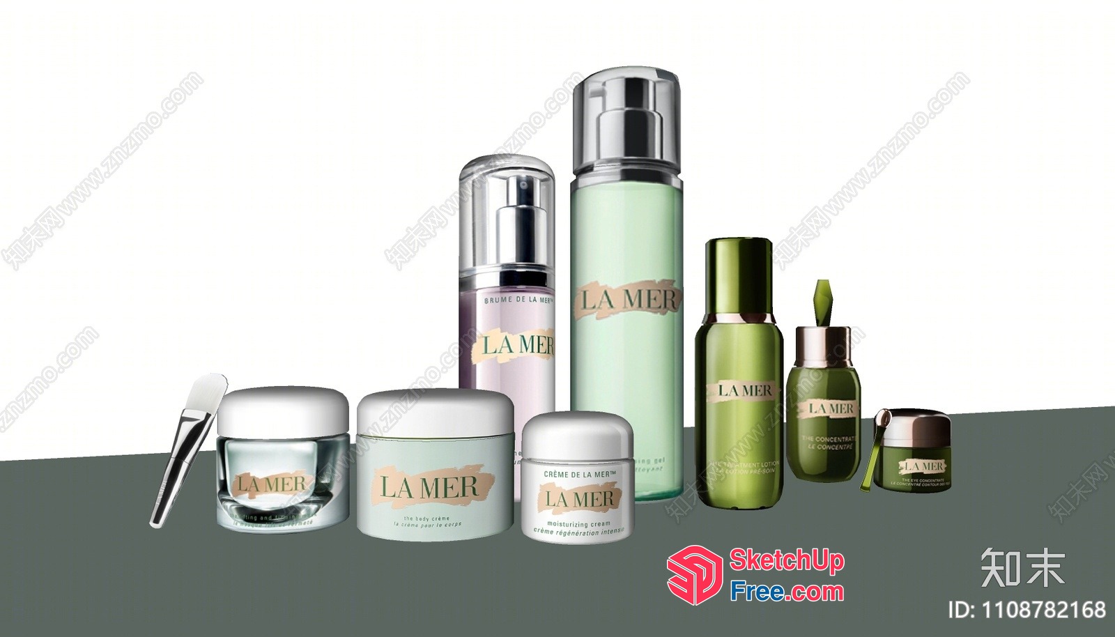 Luxury Skincare Products In A Spa-Like Setting 3D SketchUp File