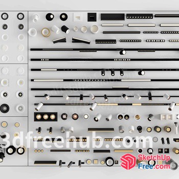 Hardware Collection 3D SketchUp File