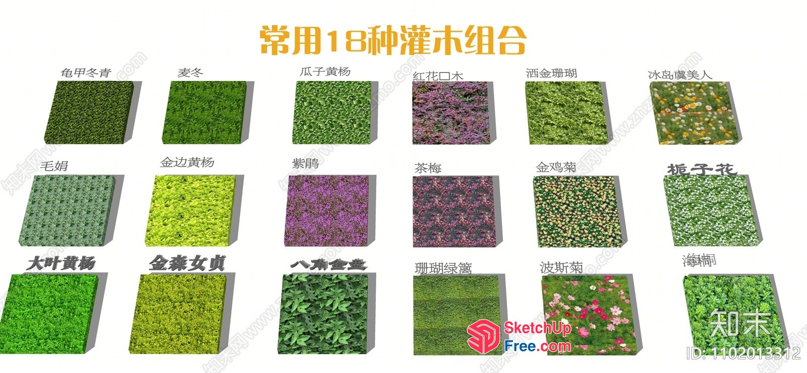 Aesthetic Garden Decorations 3D SketchUp File