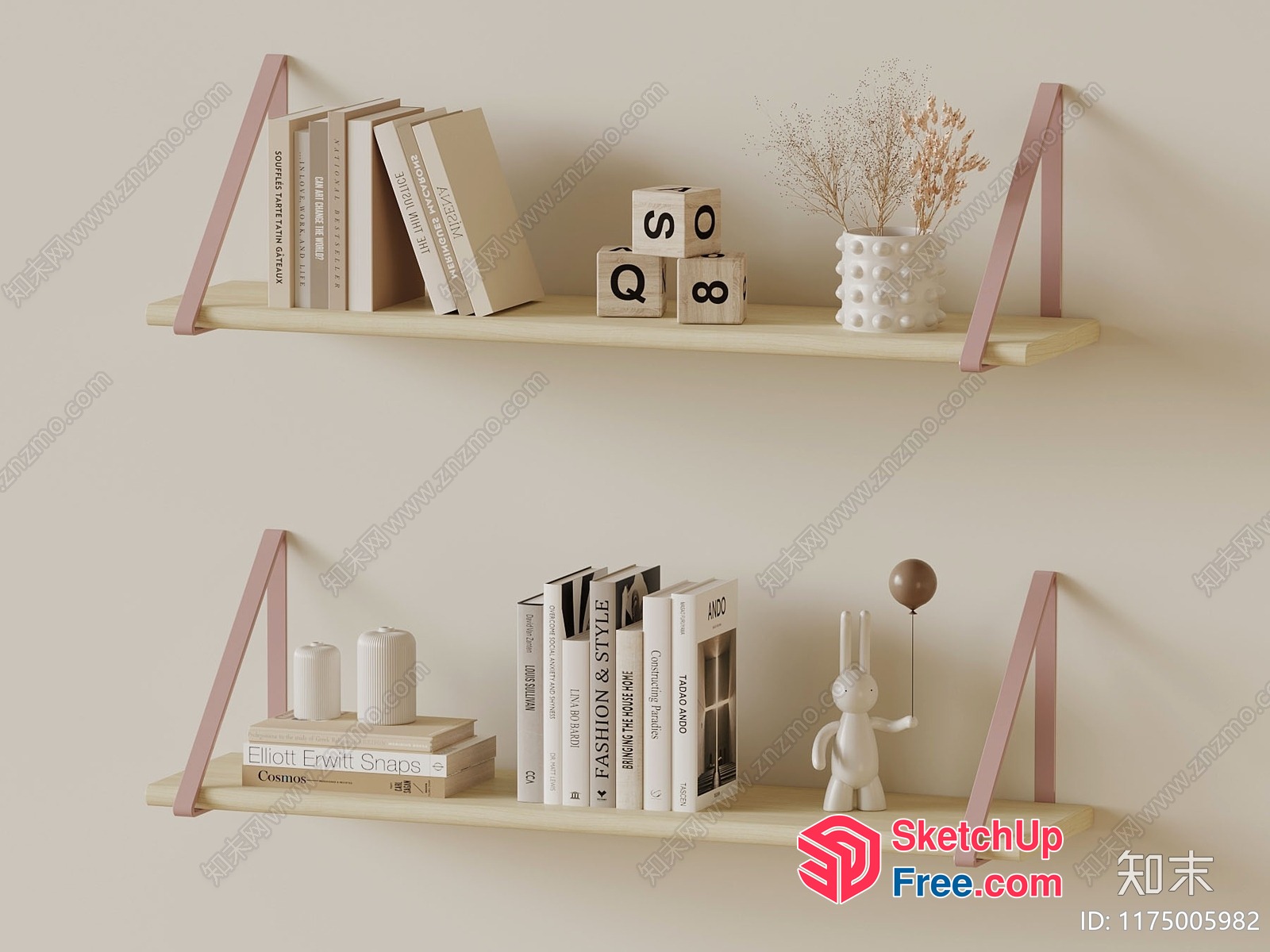 Simple And Elegant Decorative Shelf 3D SketchUp File