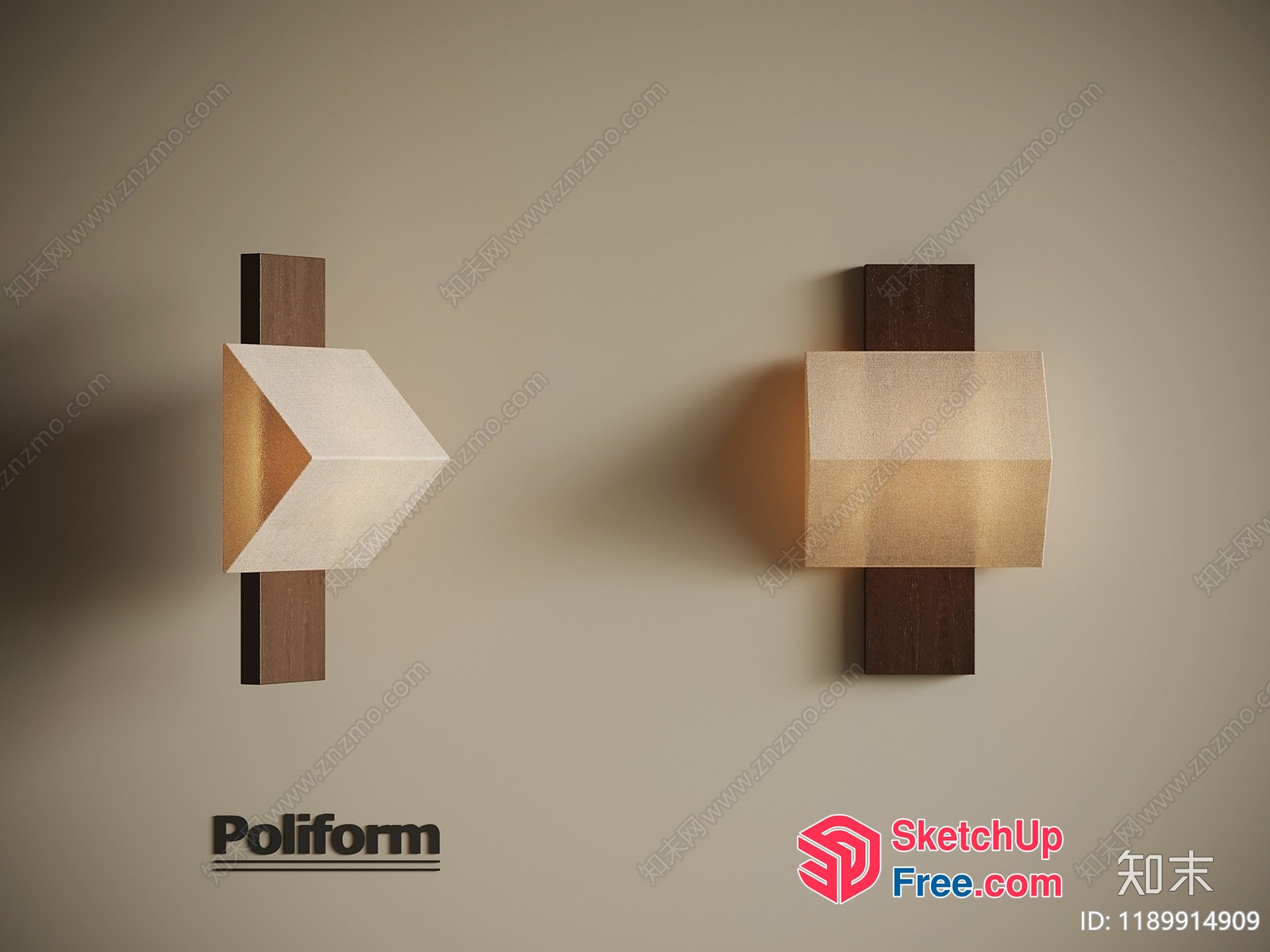 Geometric Lighting Fixtures 3D SketchUp File