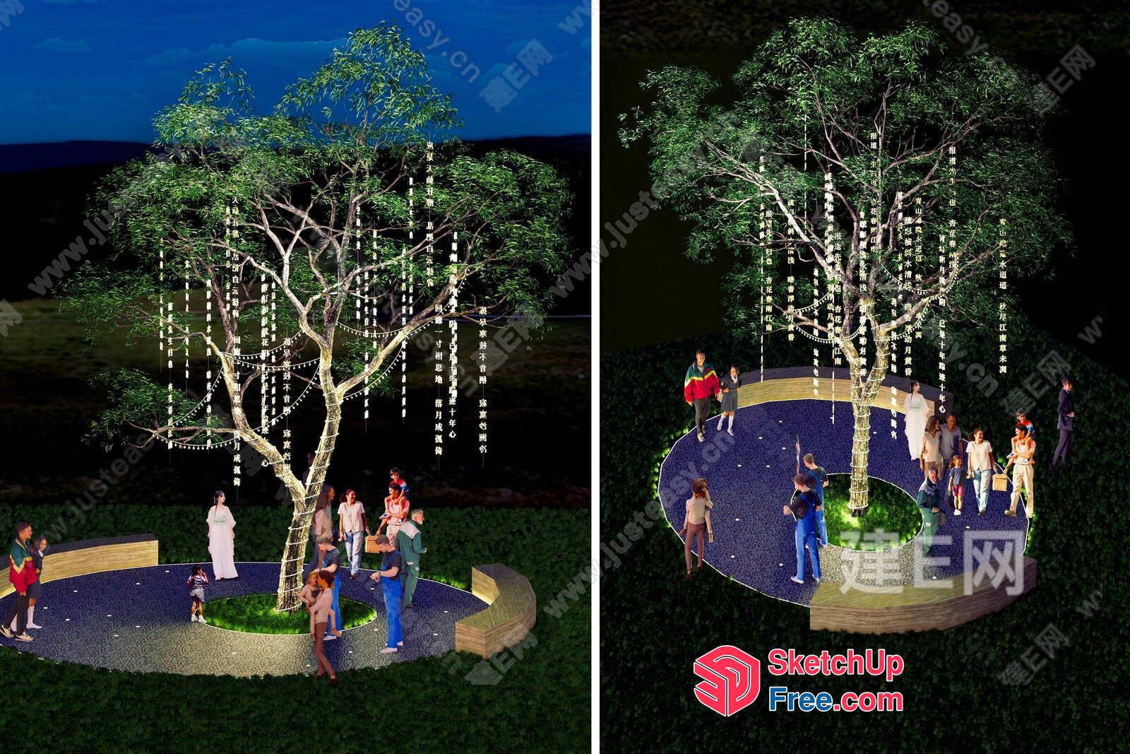 A Serene Gathering Place For Community Bonding 3D SketchUp File