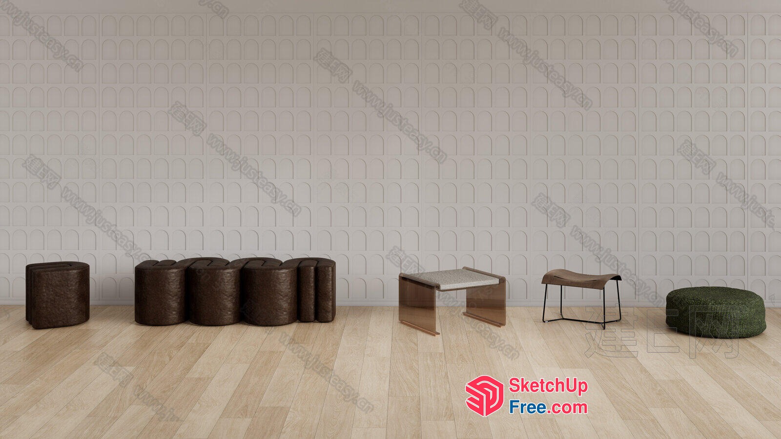 Modern Furniture Collection For Living Room 3D SketchUp File