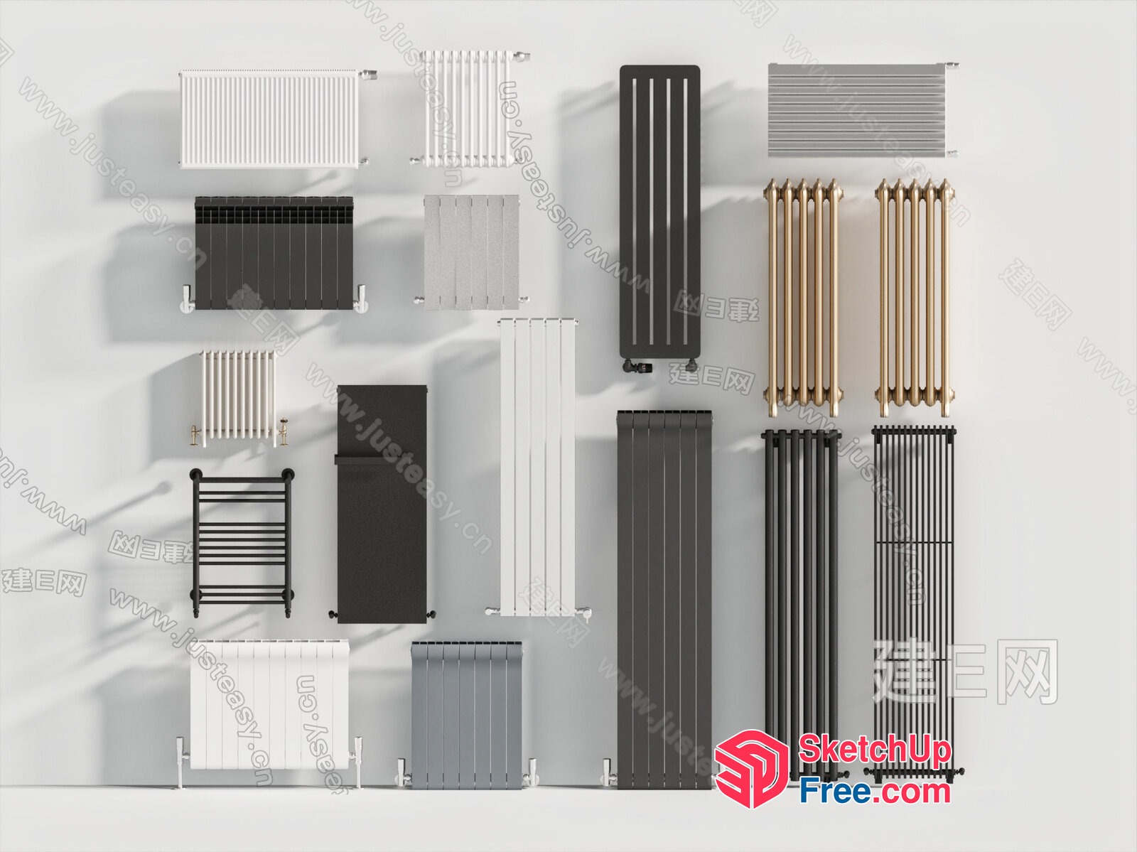 Radiator Collection 3D SketchUp File