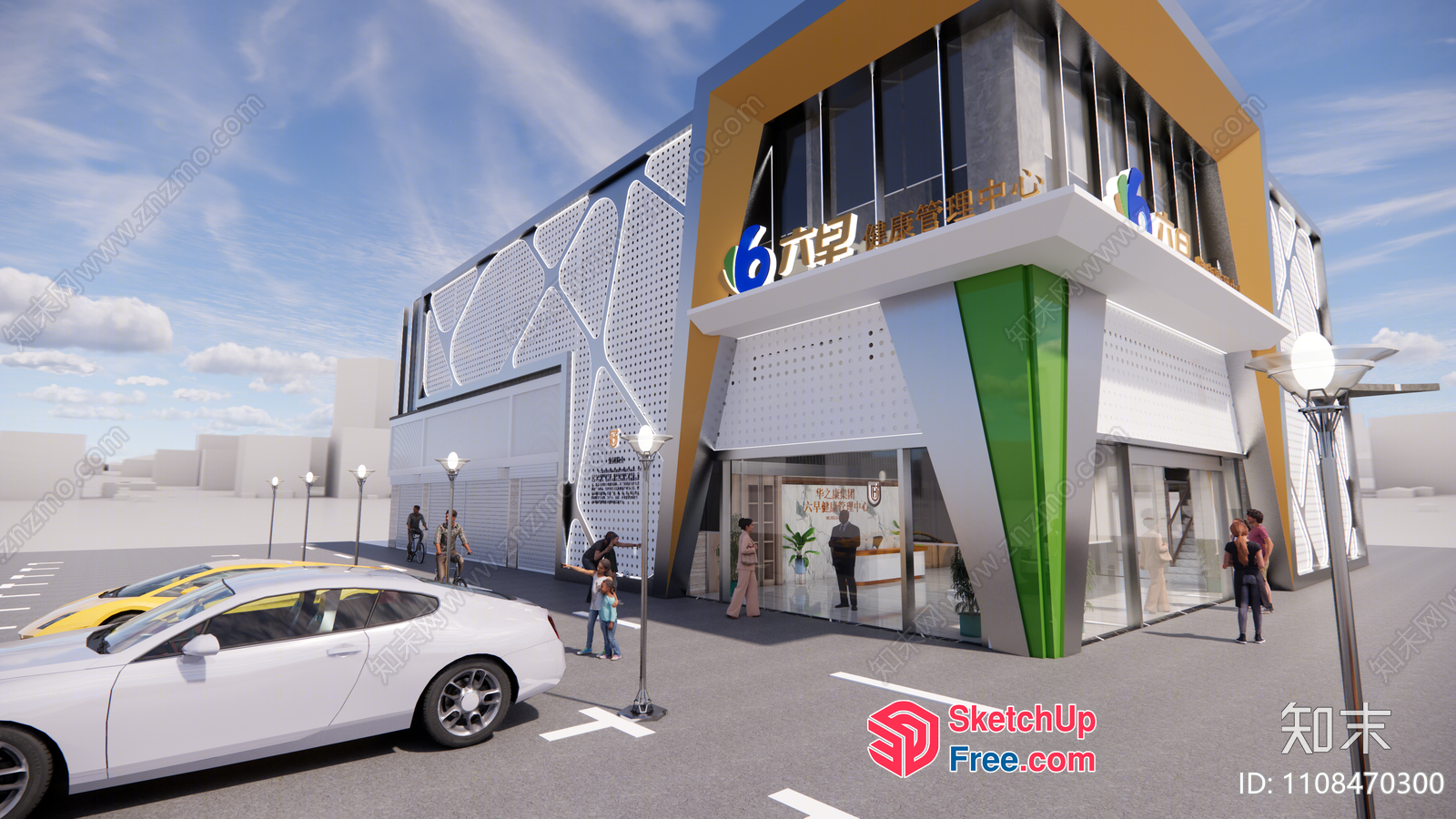 Commercial Street Cladding 3D SketchUp File
