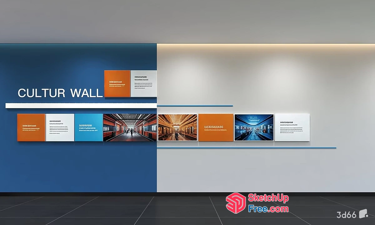 Culture Wall Presentation 3D SketchUp File