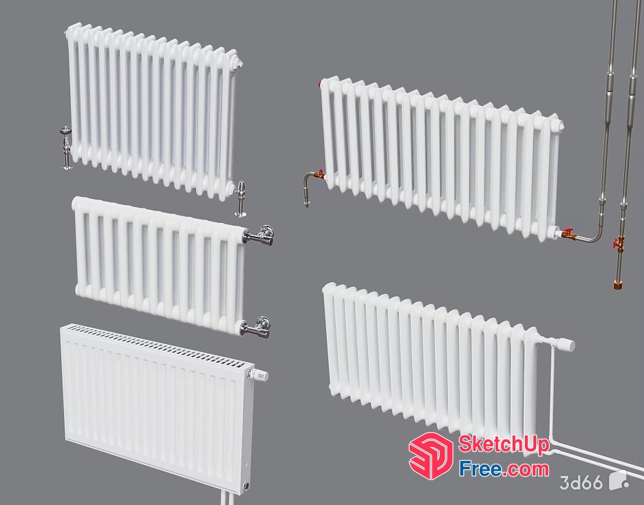 Radiators And Heating Systems 3D SketchUp File