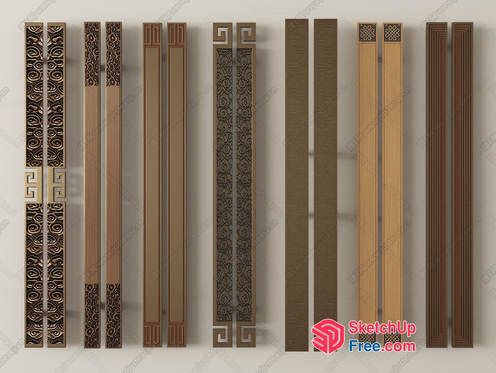 Decorative Door Frame Designs 3D SketchUp File
