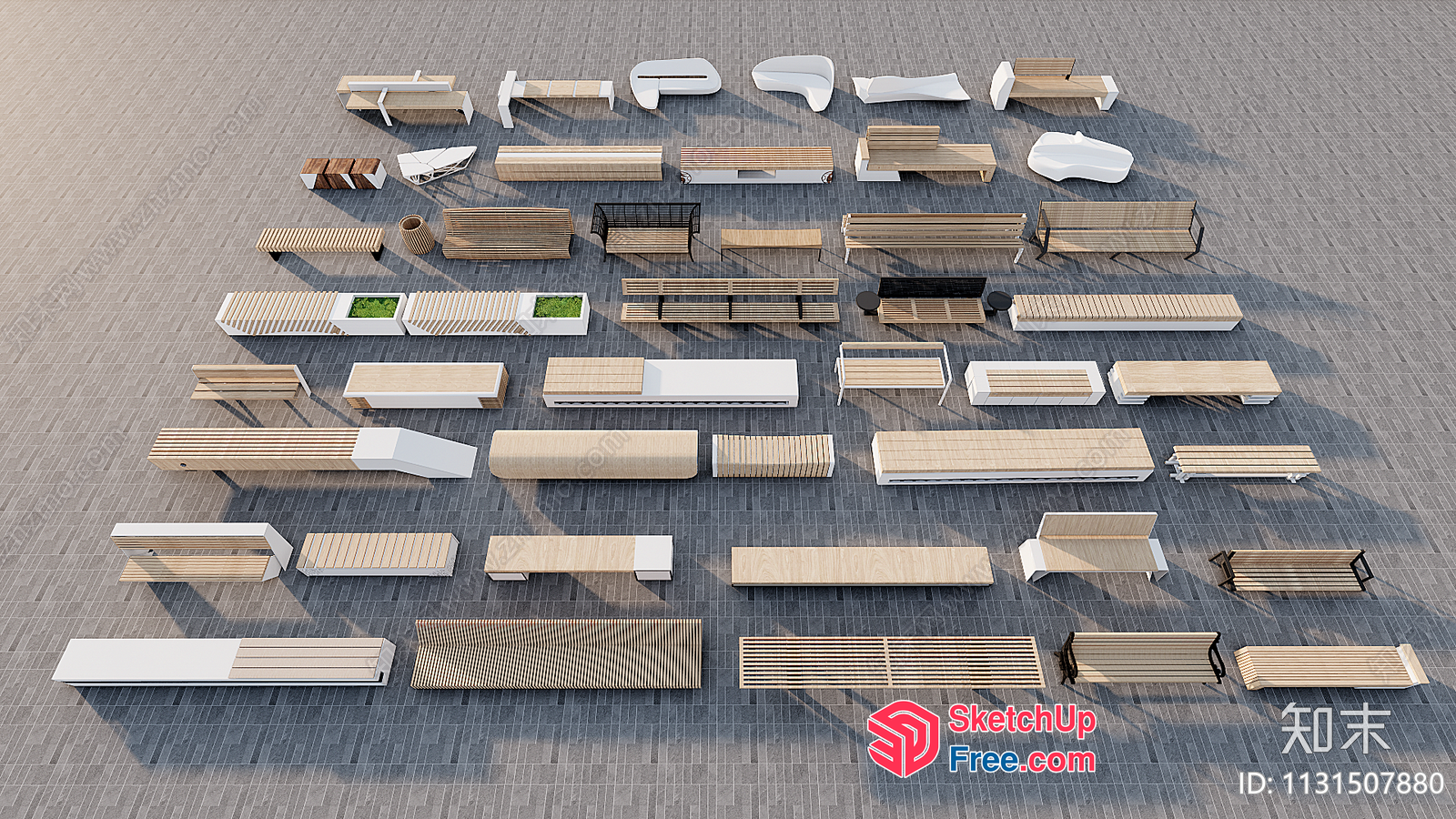 Modern Outdoor Furniture Collection 3D SketchUp File