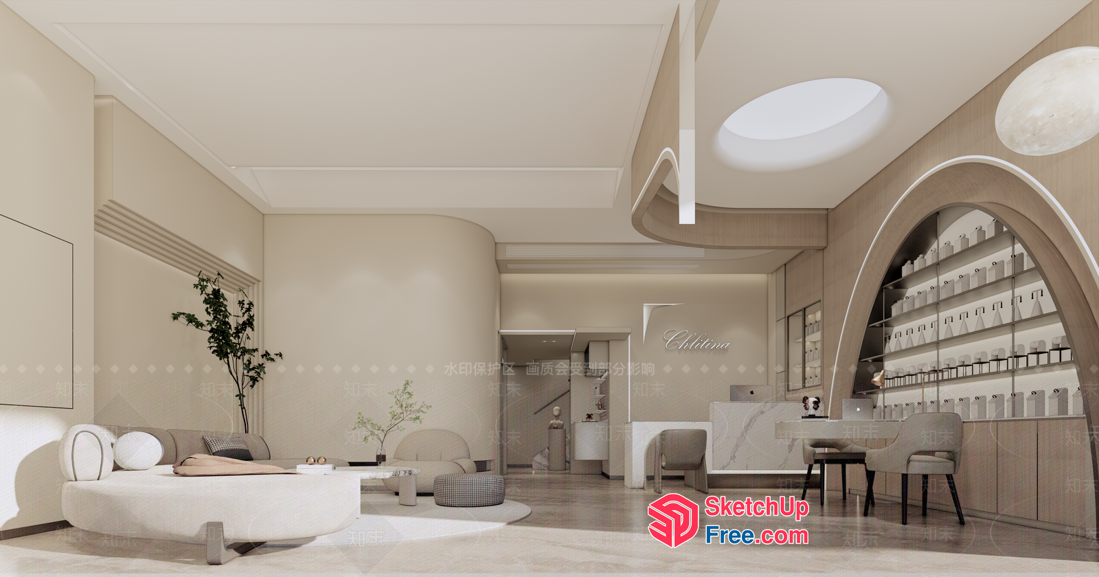 Elegant And Modern Interior Design 3D SketchUp File