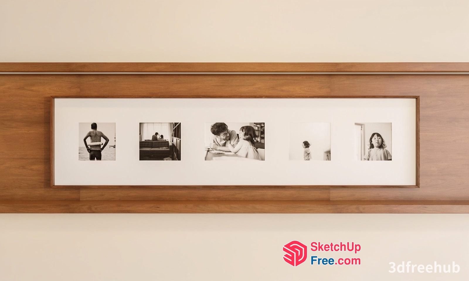 A Framed Collection Of Family Moments 3D SketchUp File