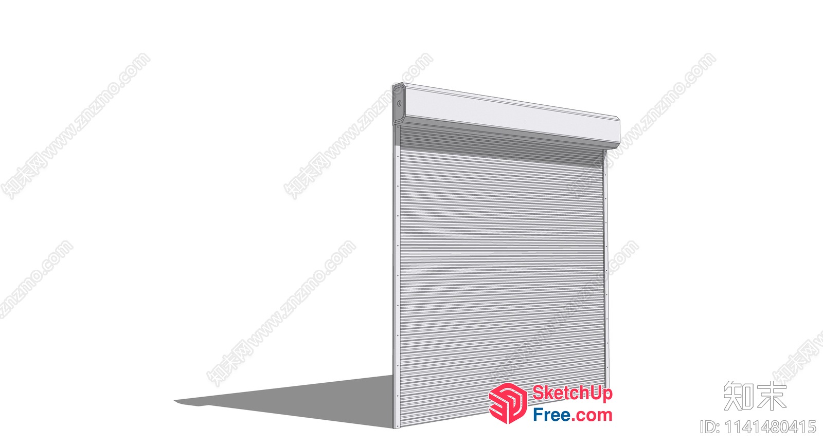 Minimalist Style Garage Door 3D SketchUp File