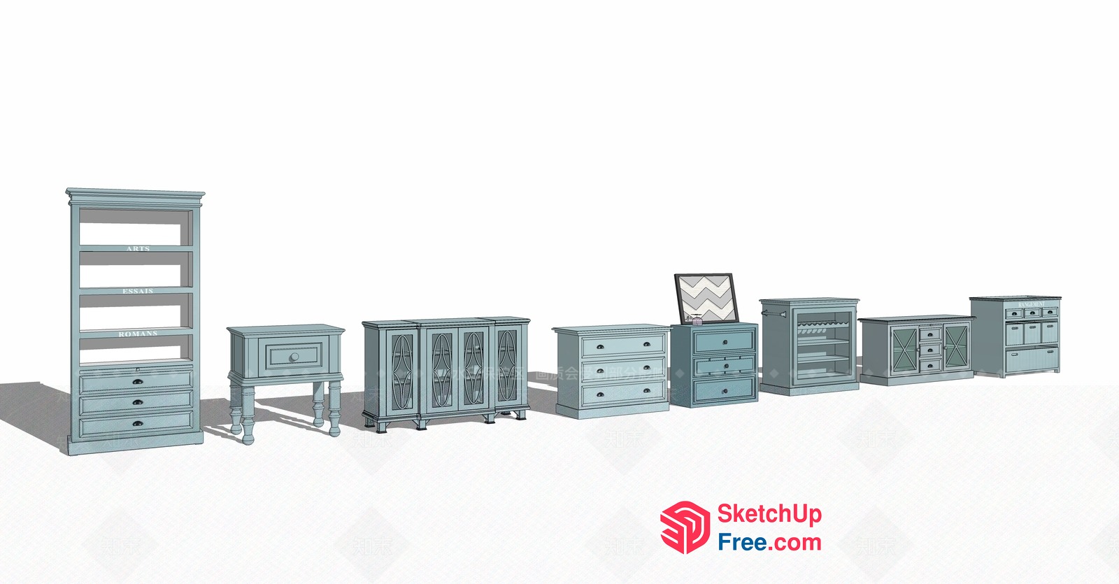 Classic Furniture Collection 3D SketchUp File