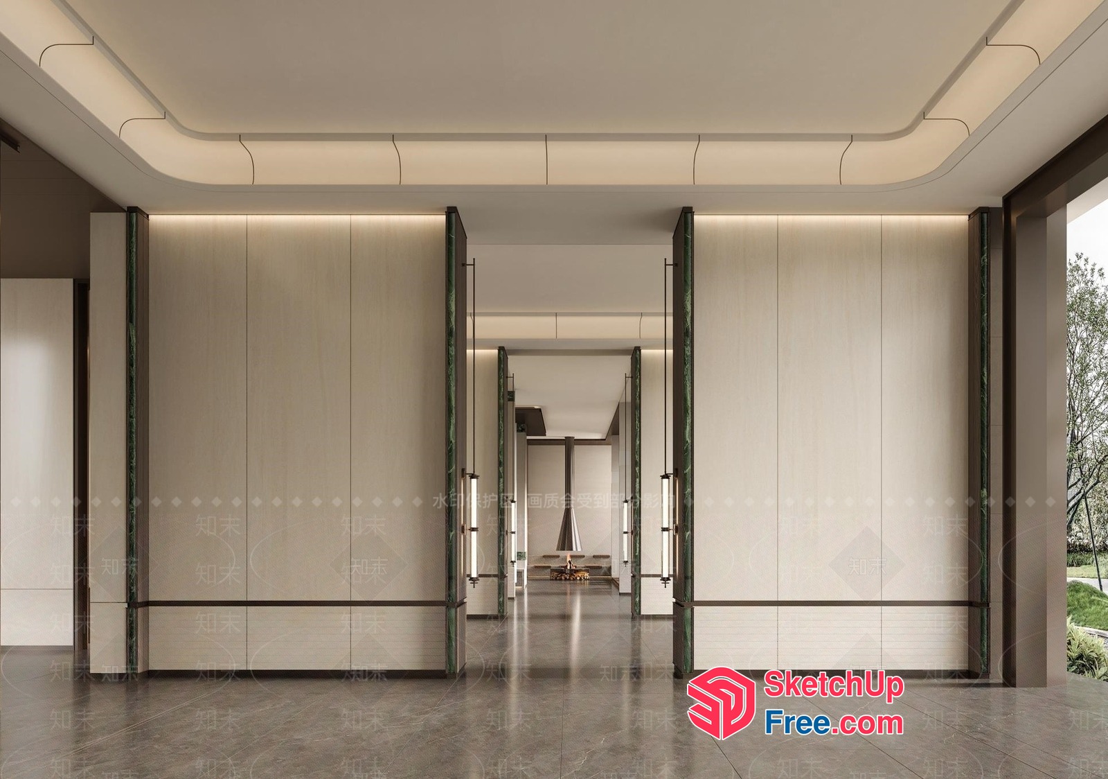 Elegant And Modern Interior Design 3D SketchUp File