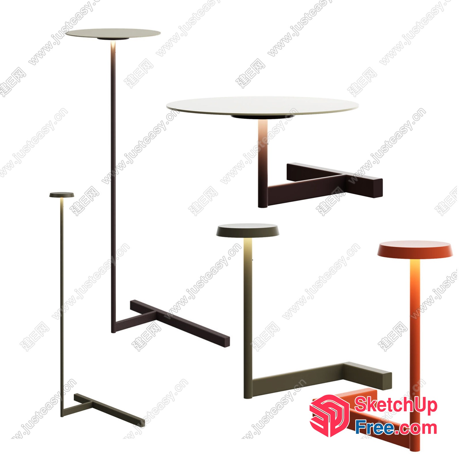 Minimalist Modern Furniture Collection 3D SketchUp File