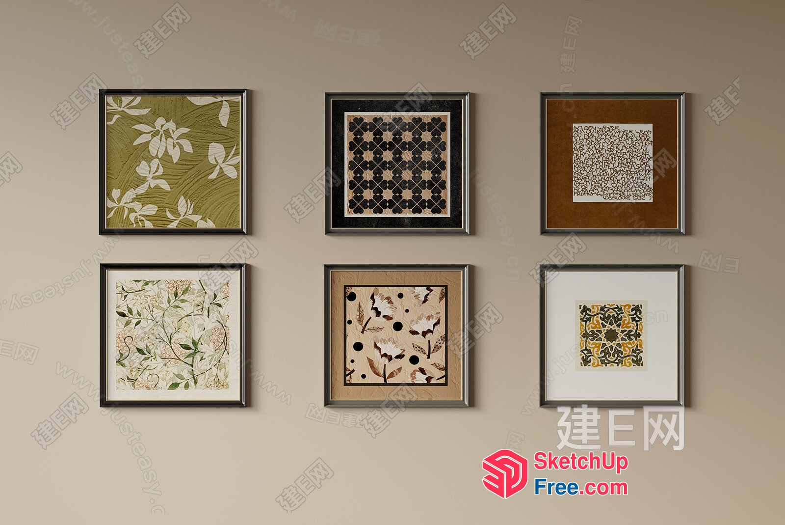 Elegant Framed Art Pieces For A Sophisticated Home Decor 3D SketchUp File