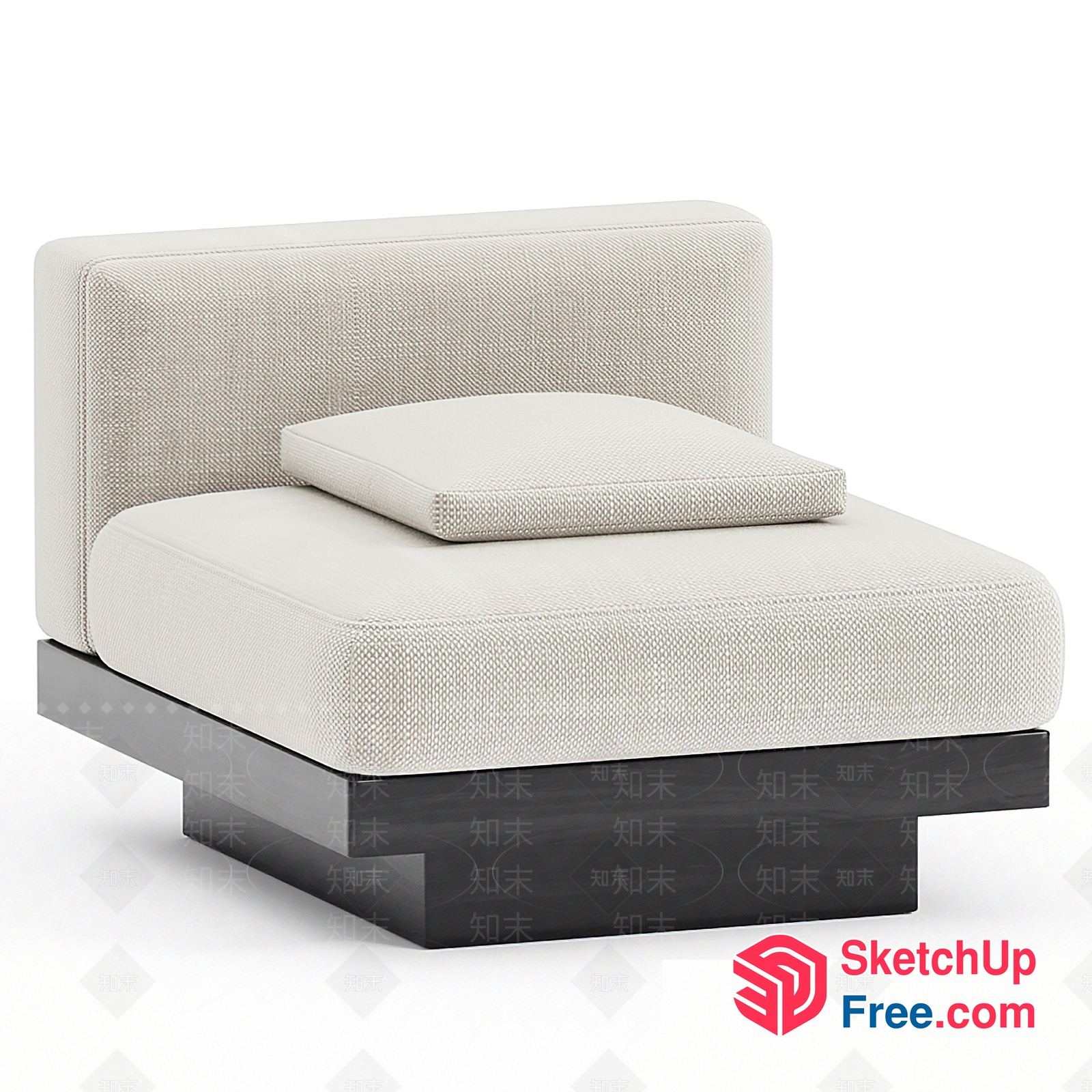 Modern Bed With Clean Lines And Minimalist Design 3D SketchUp File