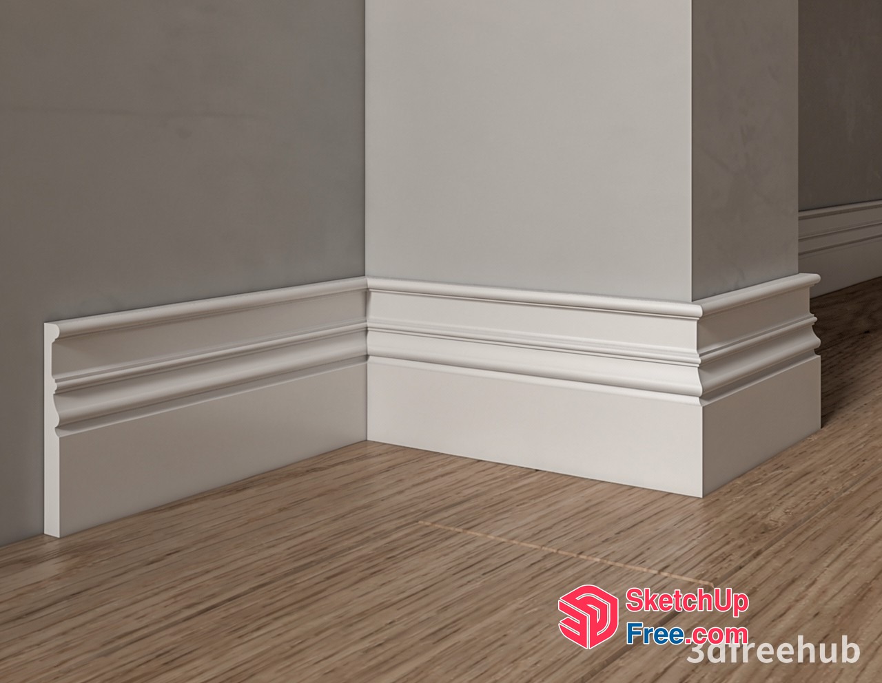 Classic Moulding Decorations 3D SketchUp File