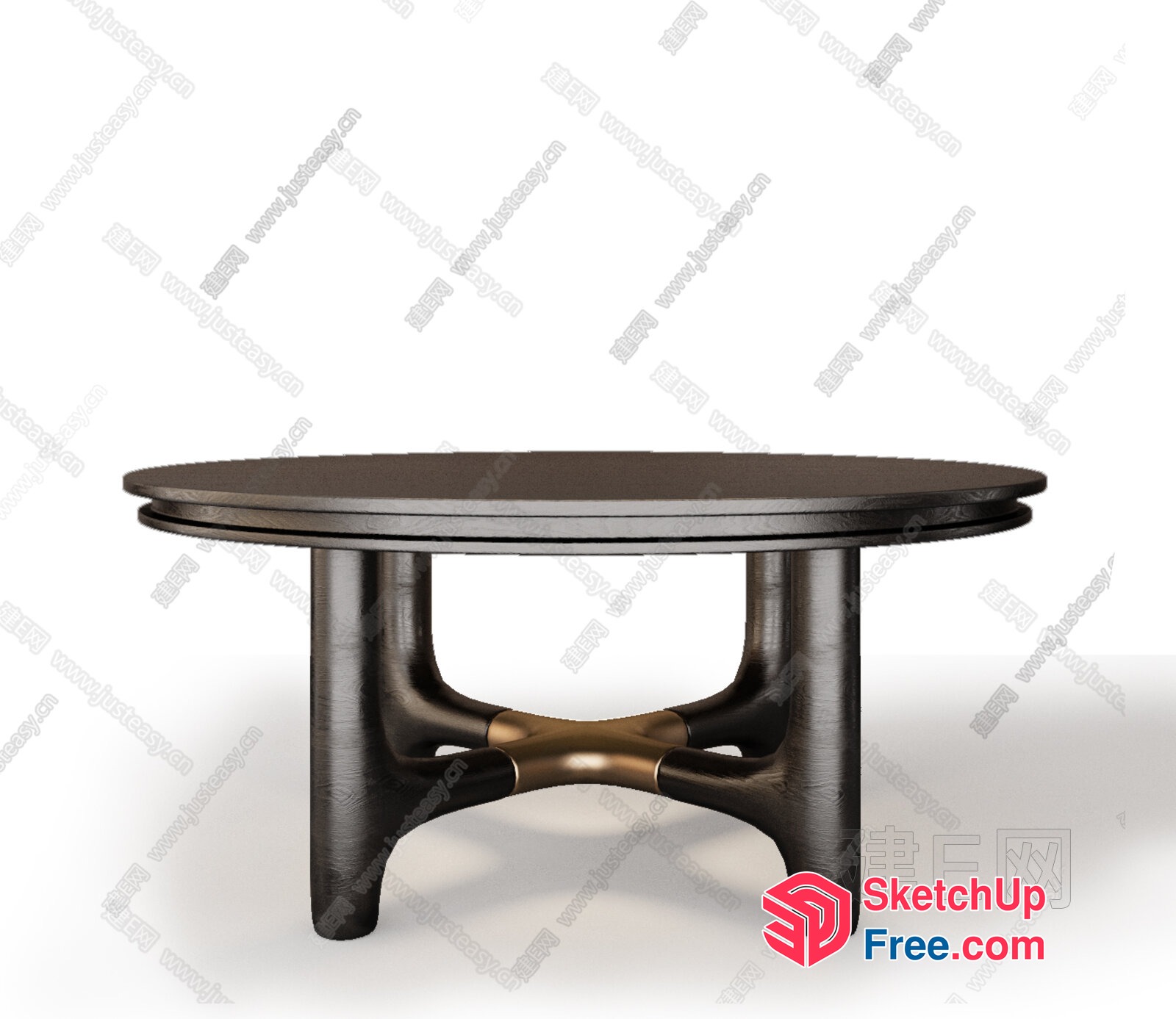 Elegant And Sophisticated Coffee Table Design 3D SketchUp File