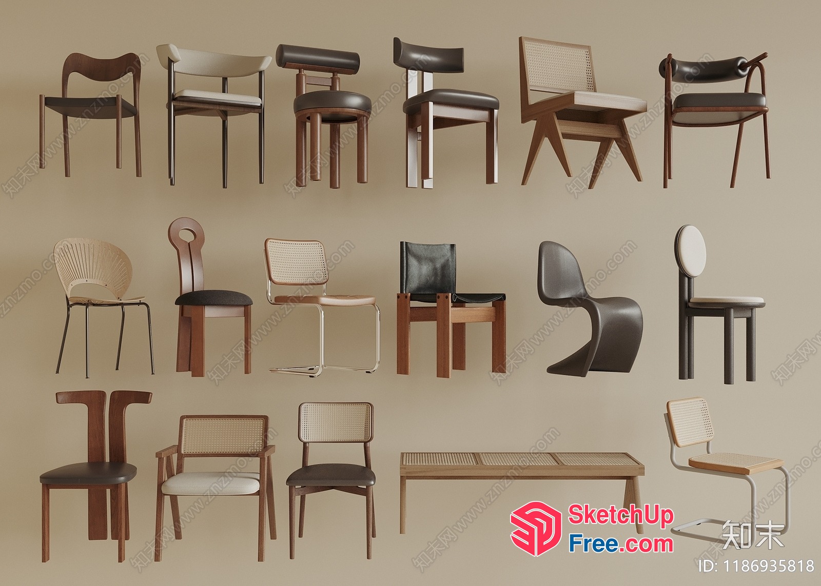 Modern Furniture Collection 3D SketchUp File