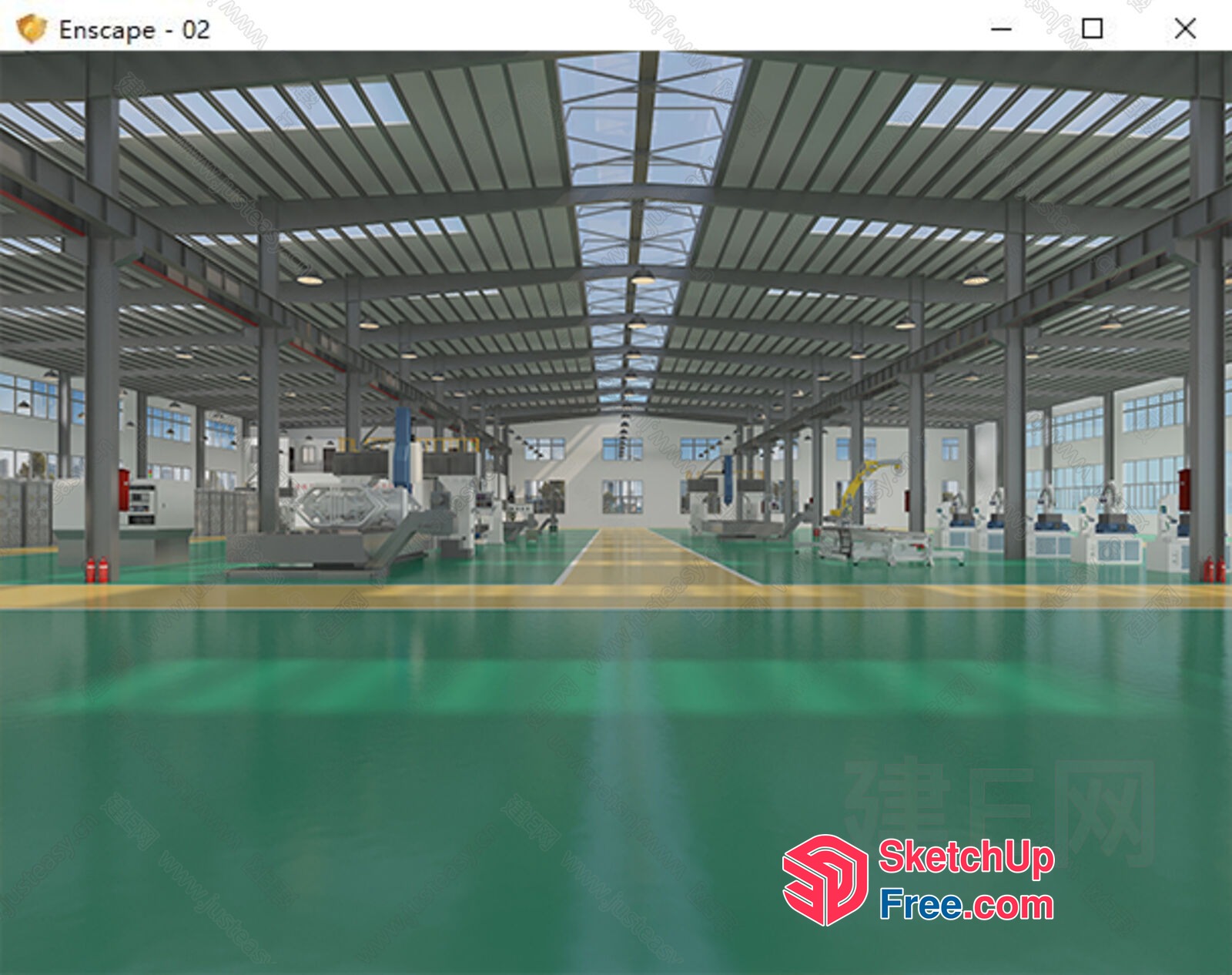 Industrial Interior 3D SketchUp File