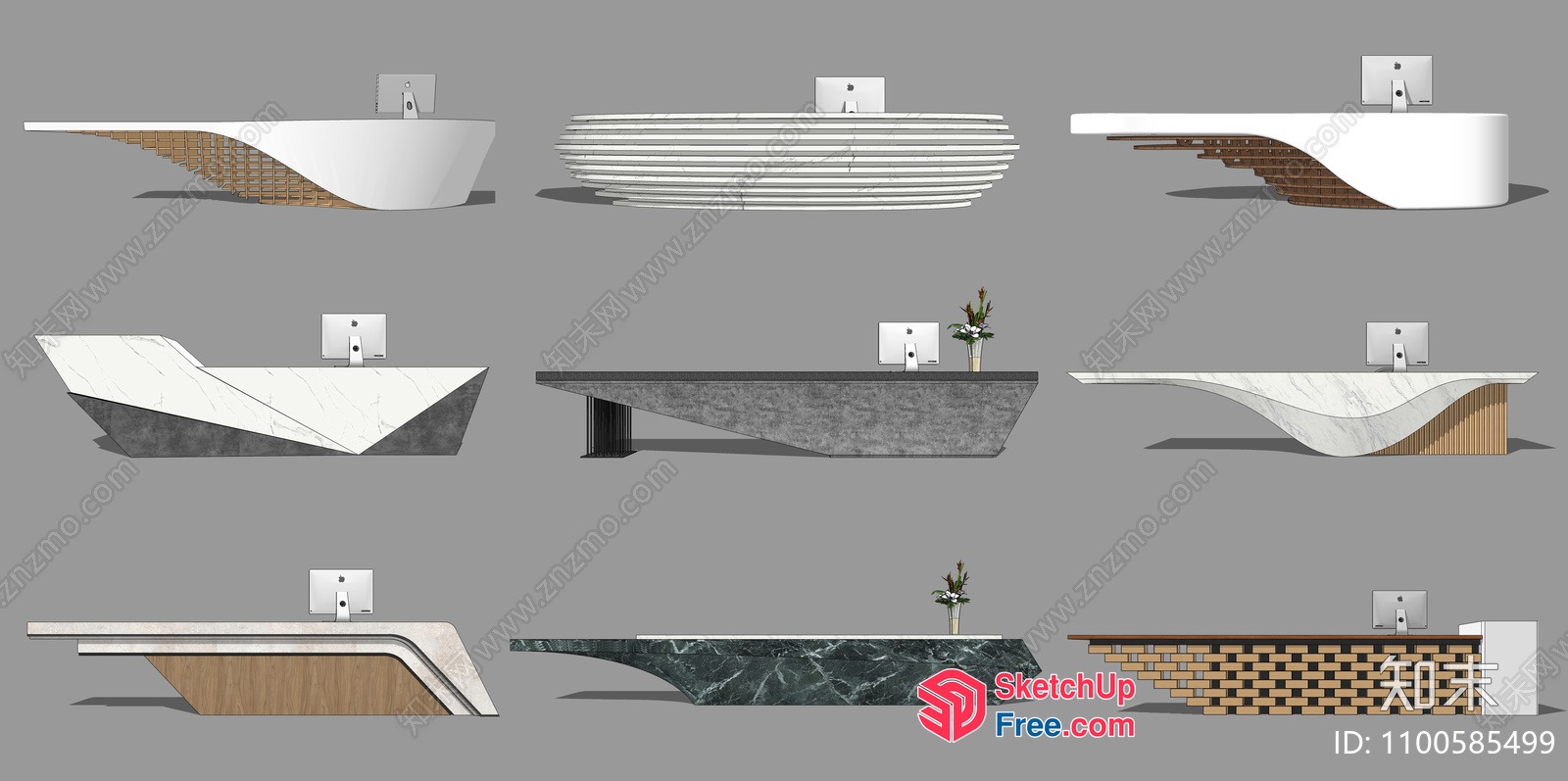 3D Office Furniture Collection 3D SketchUp File
