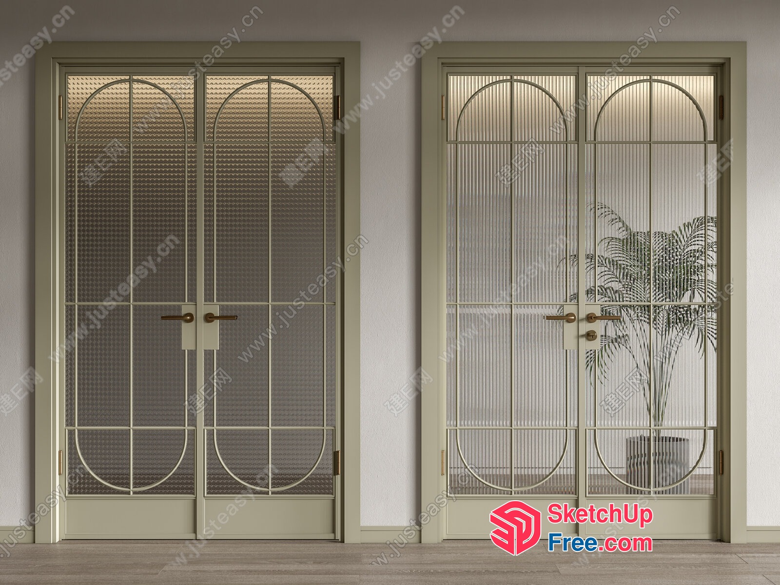 Elegant Glass Door And Window Collection 3D SketchUp File