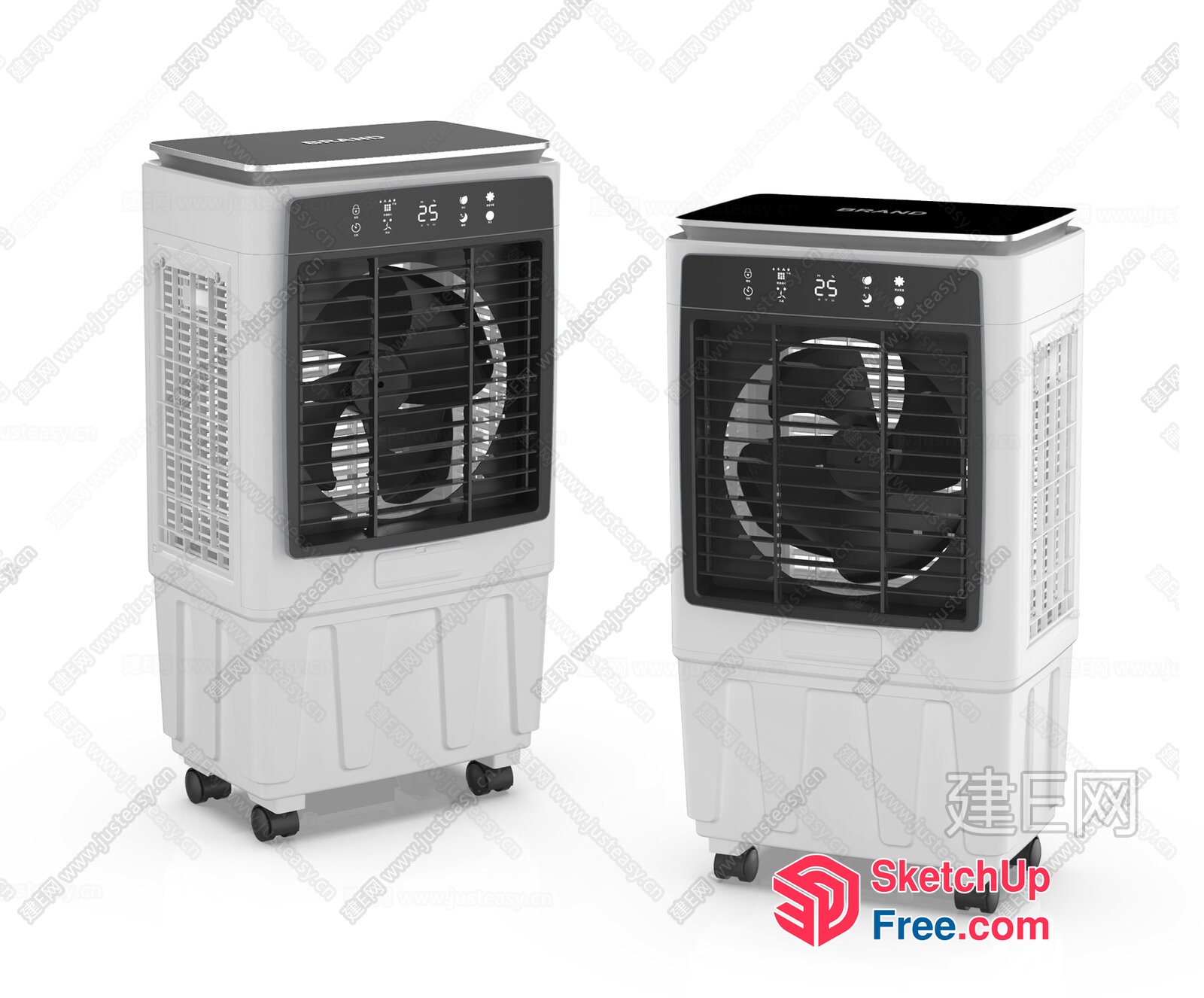 Modern Portable Air Conditioners 3D SketchUp File