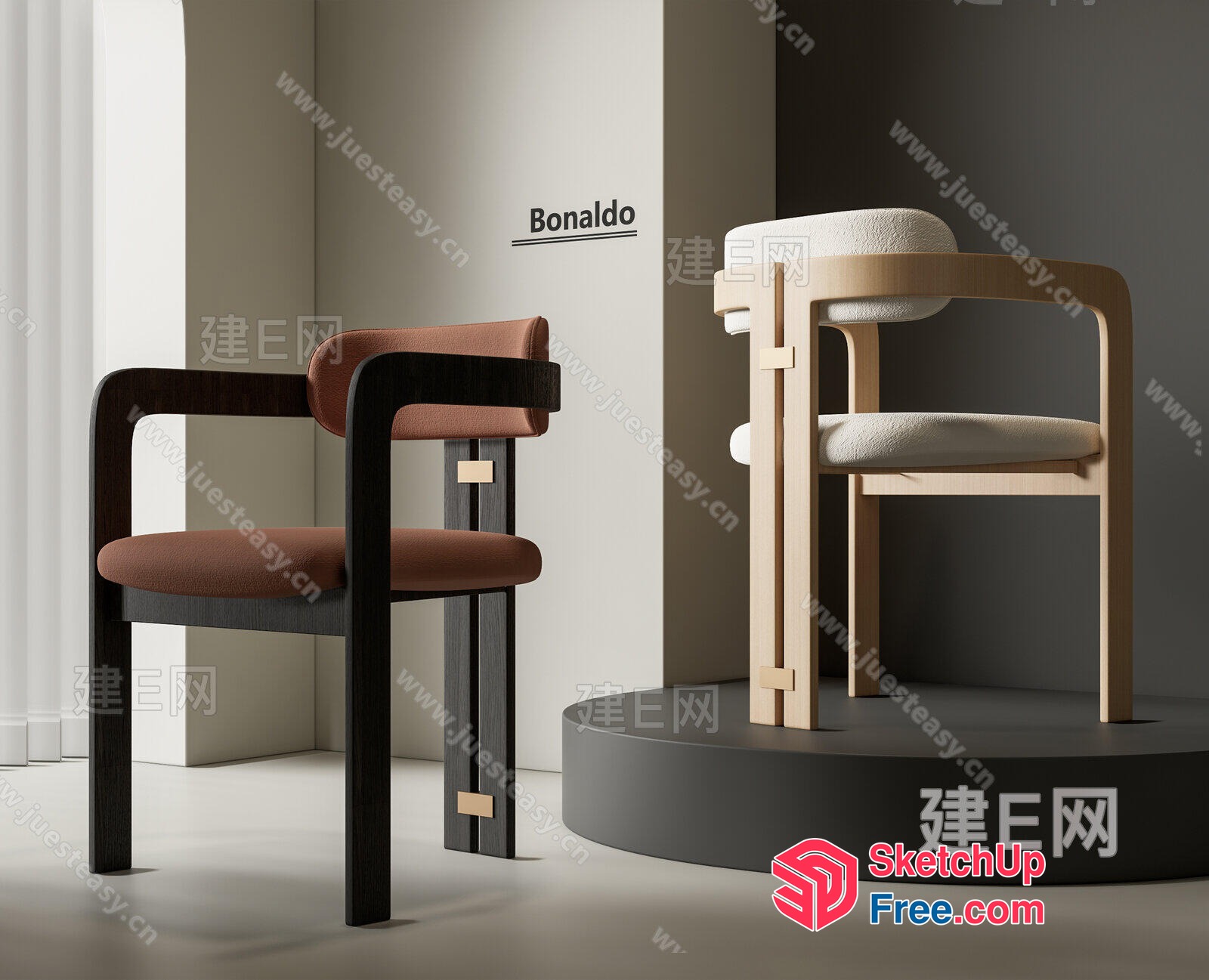 Modern Minimalist Furniture Collection 3D SketchUp File
