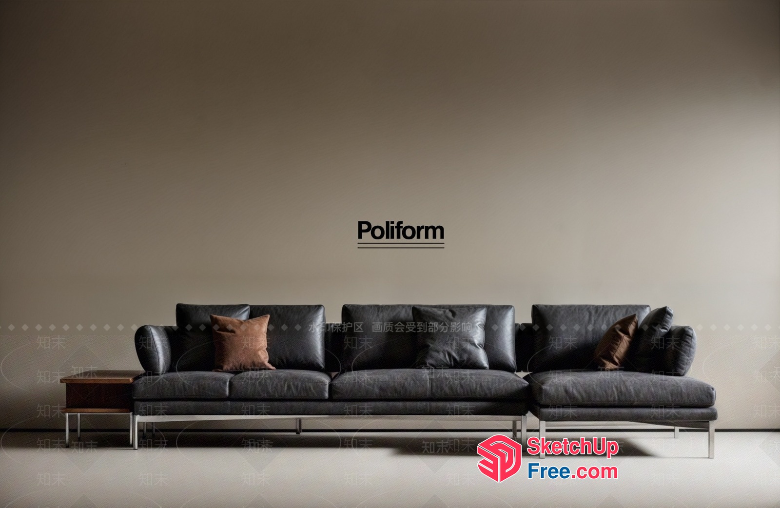 Poliform Sofa 3D SketchUp File
