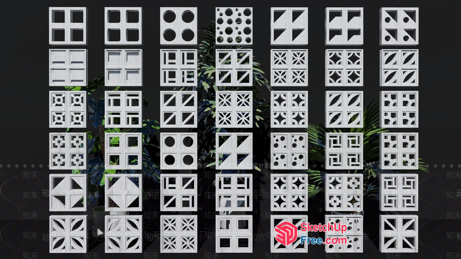 Decorative Wall Panels 3D SketchUp File